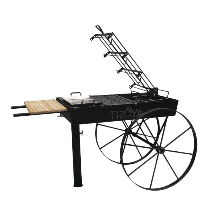 Fogonero Apolo Rectangular Con Ruedas